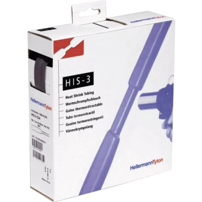 Afbeelding van HellermannTyton 308 32400 Krimpkous zonder lijm Zwart 24 mm 8 Krimpverhouding:3:1 3 m