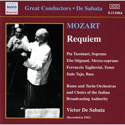 Afbeelding van Pia Tassinari, Ferruccio Tagliavini Ebe Stignani, Italo Tajo Mozart: Requiem (CD)