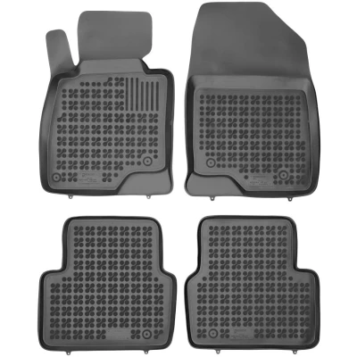 Afbeelding van REZAW PLAST 200813 Vloermatset Rubber voor en achter Zwart MAZDA: 6 Saloon