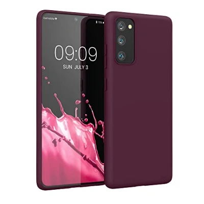 Afbeelding van kwmobile telefoonhoesje geschikt voor Samsung Galaxy S20 FE Hoesje smartphone Back cover in bordeaux violet