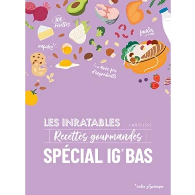 Afbeelding van Les inratables : recettes gourmandes spécial IG BAS