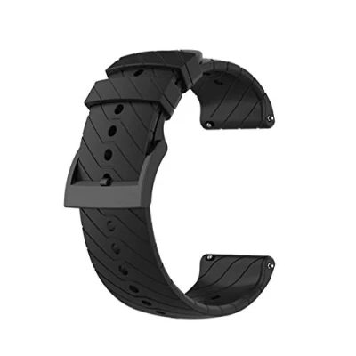 Afbeelding van Meiruo 24 mm armband voor Suunto D5/Suunto 7/Suunto 9/9 baro/Suunto Spartan Sport Wrist HR (zwart)