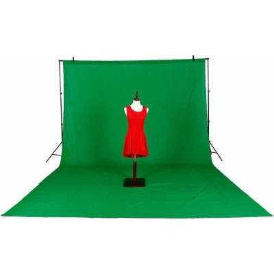 Afbeelding van Bresser Y 9 achtergronddoek 3x4m Chromakey groen
