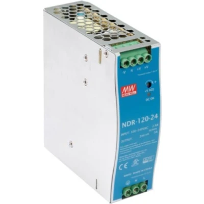 Afbeelding van VOEDING 1 UITGANG 120 W DIN RAILMONTAGE 24 V 5 A VOOR INDUSTRIEEL GEBRUIK