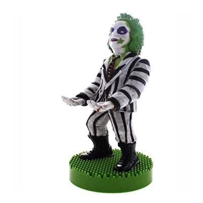 Afbeelding van Cable Guy Beetlejuice telefoonhouder game controller stand met usb oplaadkabel 8 inch