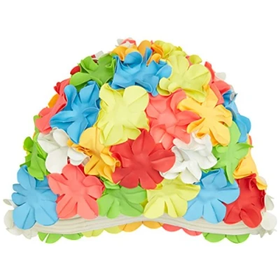 Afbeelding van Beco Badmuts Dames Rubber Multicolor Bloemetjes