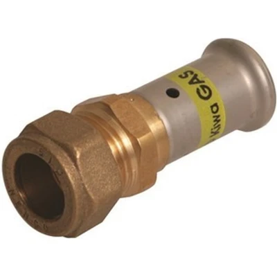 Afbeelding van Henco Press Gas perskoppeling recht 26 x 22k pers