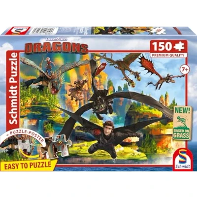 Afbeelding van Schmidt Spiele Dragons, Fliegende Drachen 150 Teile (150 onderdelen)