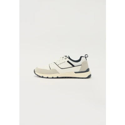 Afbeelding van TOM Tailor Sneakers laag, Heren, Maat: 44, White Imitatieleer/ textiel
