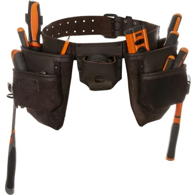 Afbeelding van Gereedschapsgordel Toolpack 366.070 donkerbruin