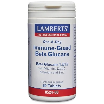 Afbeelding van Lamberts Beta glucaan complex 60 tabletten