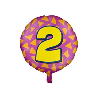 Afbeelding van Helium ballon 2 jaar party 45cm