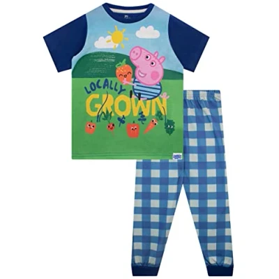 Afbeelding van Peppa pig george jongens pyjama, Meerkleurig