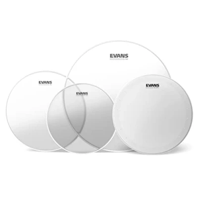Image de Evans EPP G2HDD S Pack Standard G2 Peaux transparentes (12&#039;&#039;, 13&#039;&#039;, 16&#039;&#039;) et peau de frappe caisse claire 14&#039;&#039; HD Dry