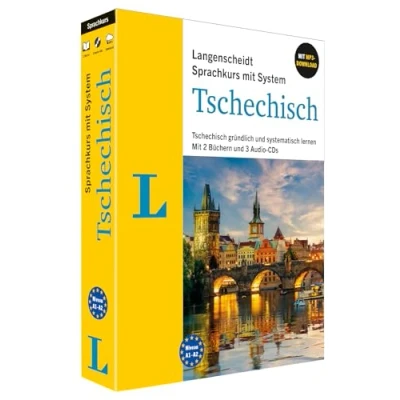 Afbeelding van Langenscheidt Tschechisch mit System: gründlich und systematisch lernen. 2 Büchern, 3 Audio CDs MP3 Download (Langenscheidt System