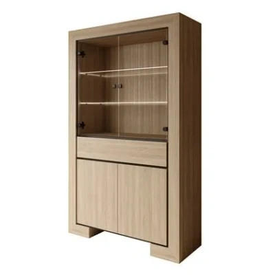 Afbeelding van Meubella Cayuga Buffetkast Eiken 113x41x185 cm
