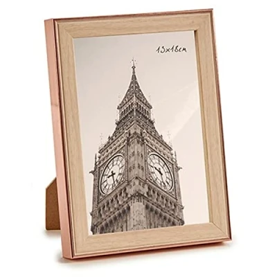 Afbeelding van Fotolijsten Bruin Koper Plastic Glas (15,6 x 2 20,7 cm) (6 Stuks)