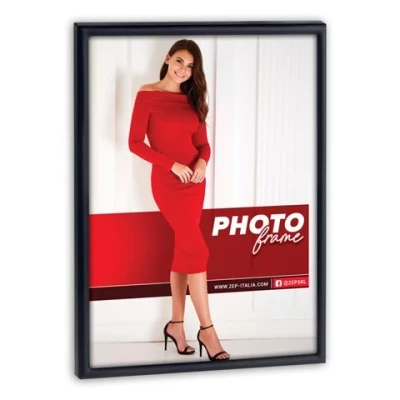 Afbeelding van ZEP Metalen Fotolijst Alissa Zwart voor foto formaat 13x18 cm VC257B
