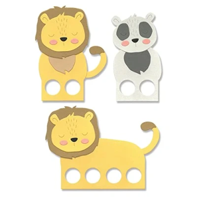 Afbeelding van Sizzix Thinlits Die Set Animal Finger Puppets