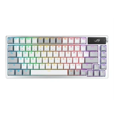 Afbeelding van ASUS ROG Azoth toetsenbord draadloos USB 2.0, 2.4Ghz, Bluetooth 5.1 QWERTY Wit