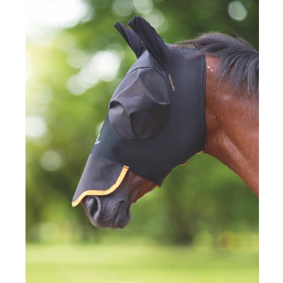 Image de Shires Masque Anti Mouches Stretch avec Nez SMPoney
