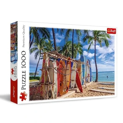 Afbeelding van Trefl Puzzles &quot;1000&quot; Waikiki Beach, Hawaii