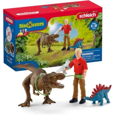 Afbeelding van Schleich dinosaurs tyrannosaurus rex aanval