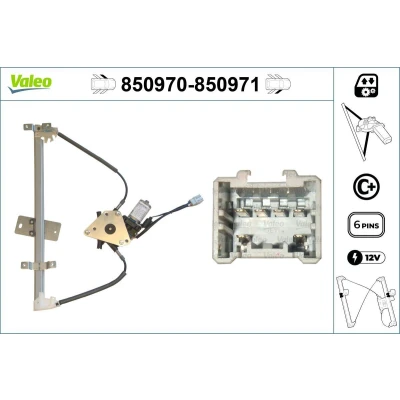 Afbeelding van Valeo Raammechanisme 850970