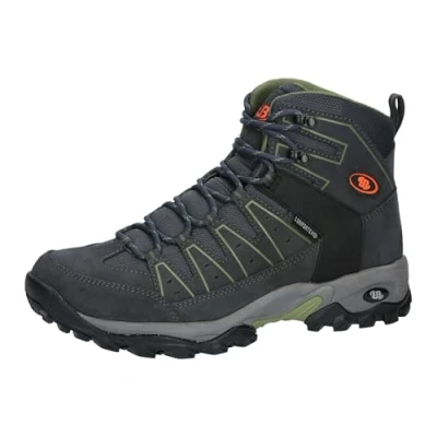 Afbeelding van Brütting Mount Pinos High hardloopschoenen voor dames, Antraciet, Groen, Oranje