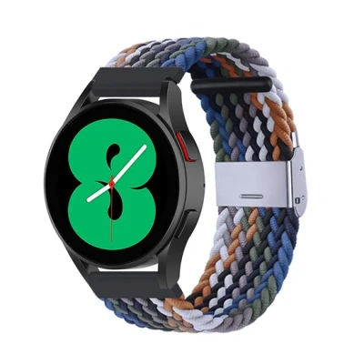 Afbeelding van Braided nylon bandje Multicolor Dark Xiaomi Redmi Watch 5 Active / Lite