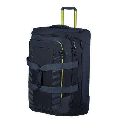 Afbeelding van Samsonite Respark Duffle/Wheels 74 midnight blue/lime Trolley Reistas