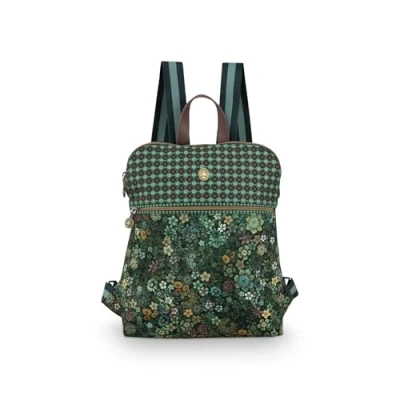 Afbeelding van Pip Studio Finlee Rugzak Tutti i Fiori Rugtas Groen 28x11x36cm