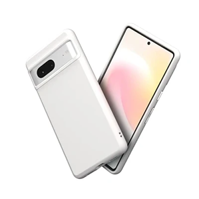 Afbeelding van RHINOSHIELD Hoesje compatibel met [Pixel 7] SolidSuit dunne hoes schokabsorberende technologie en premium matte afwerking klassiek wit