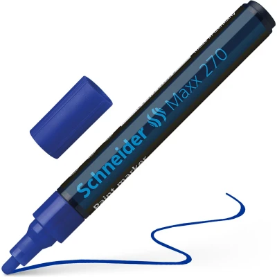 Afbeelding van lakmarker Schneider Maxx 270 1 3 mm blauw