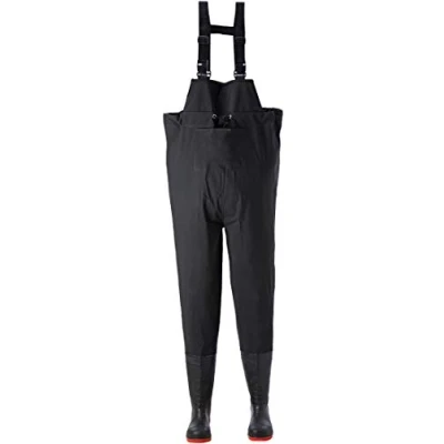 Afbeelding van Portwest Safety Chest Wader S5 Zwart 44 FW74 EU / UK UK, zwart.