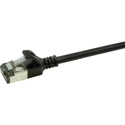 Afbeelding van CAT6a U/FTP Ultraflex, 100% koper, zwart, 3M Netwerkkabel Computerkabel Kabel