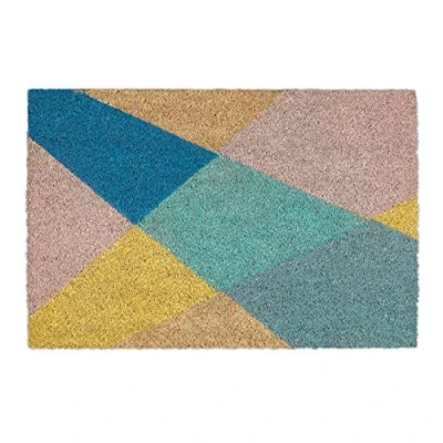 Afbeelding van Relaxdays deurmat kokos kokosmat print schoonloopmat droogloopmat binnen / buiten