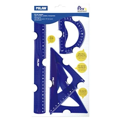 Image de Jeu de dessin Milán flexible 4 pièces règle 30