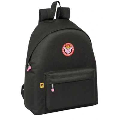 Afbeelding van Schoolrugzak Kings League Porcinos Zwart 33 x 42 15 cm