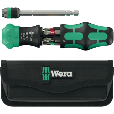 Afbeelding van Wera Kraftform Kompakt 20 RA R mit Tasche Bitschroevendraaier 1/4
