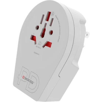 Afbeelding van Skross 1.500292 Reisstekker Country Adapter World to US USB C20PD