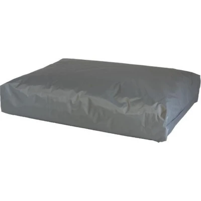 Afbeelding van Hondenkussen nylon licht grijs 75x55x10 cm EPS korrels