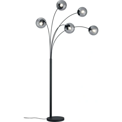 Afbeelding van TRIO Vloerlamp BALINI Antraciet excl. 5x E14 Â· max. 28W