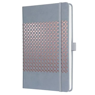 Afbeelding van Notitieboek Sigel Jolie Impress A5 hardcover gelinieerd ‘Glacier Grey‘