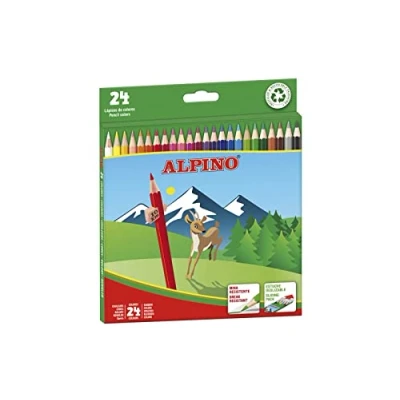 Afbeelding van Kleurpotloden Alpino AL010658 Multicolour 24 Onderdelen