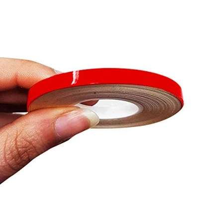 Afbeelding van 4R Quattroerre.it 10467 Trim Stripes plakstrips voor auto&#039;s, rood, 5 mm x 10 m