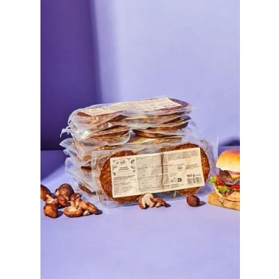 Afbeelding van KoRo Vegan bio shiitake en paprika burger 12 x 160 g