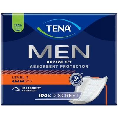 Afbeelding van Tena For Men Level 3 Incontinentieverband 16 stuks
