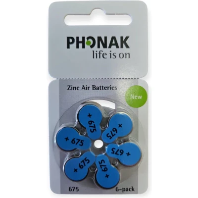 Afbeelding van Phonak P675 hoortoestel batterij