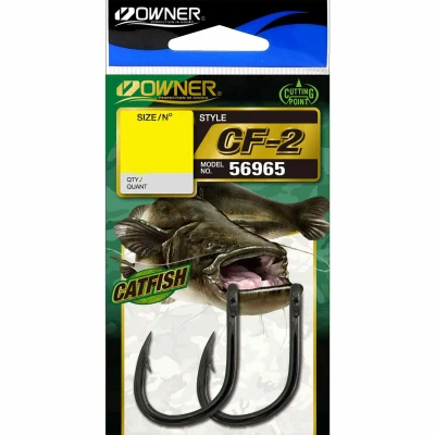 Afbeelding van Owner CF 2 Catfish haken #6/0 (3 stuks) Meerval